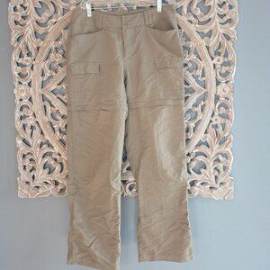 The North Face Women's Paramount Peak Convertible Pants Shorts Tan Size 10